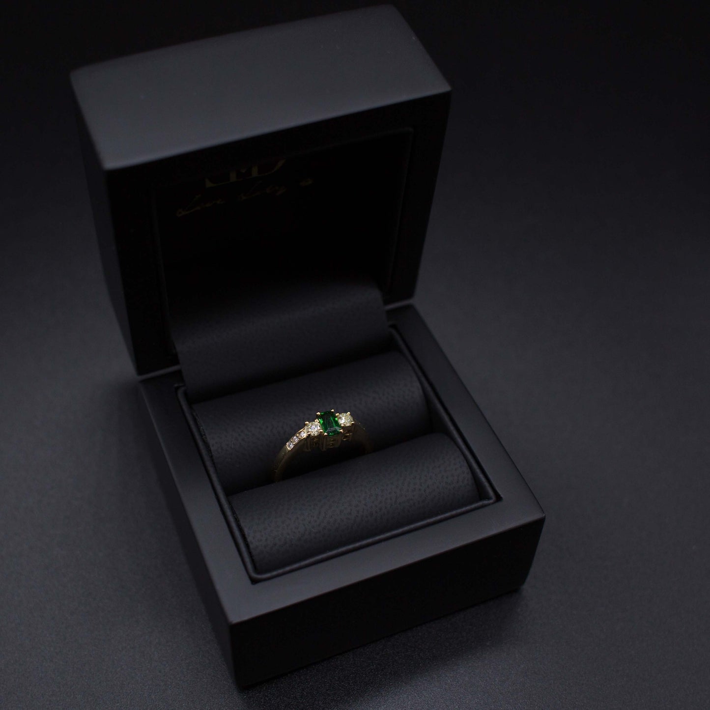 The Tiger Emerald Ring